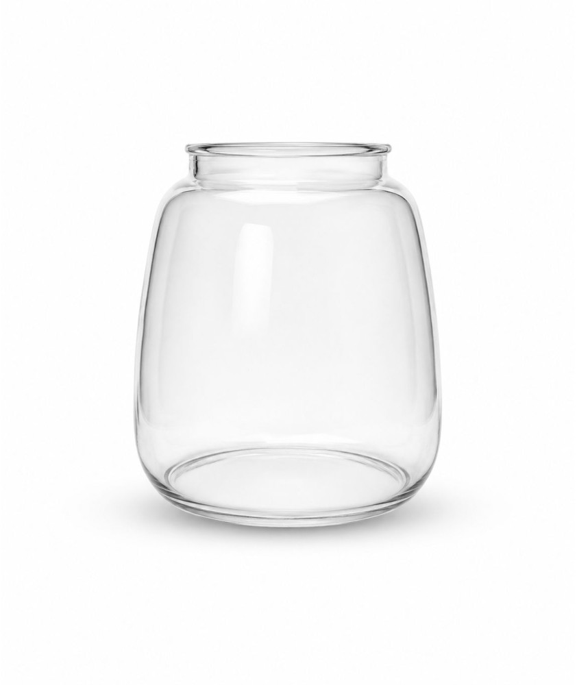 Clear Hurricane Glass Shade with 105mm Base Clear Hurricane Glass Shade with 105mm Base