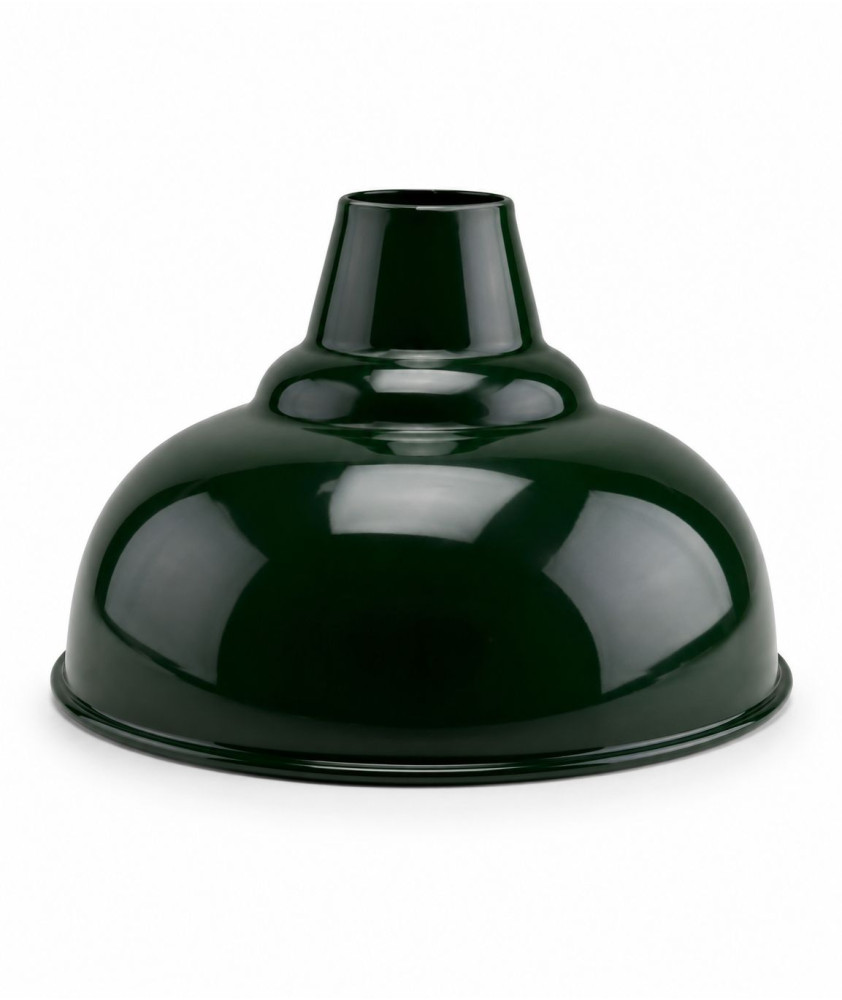 Green Enamel Shade with 30mm Fitter Hole Green Enamel Shade with 30mm Fitter Hole