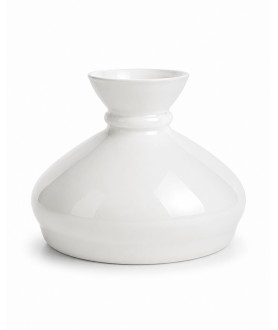 195mm Base Opal Vesta Oil Lamp Shade