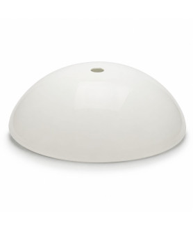 Matt Opal Ceiling Bowl Shade with 20mm Centre Hole Matt Opal Ceiling Bowl Shade with 20mm Centre Hole