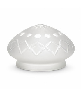 Small Frosted Pan Drop Light Shade with 145mm Fitter Neck Small Frosted Pan Drop Light Shade with 145mm Fitter Neck