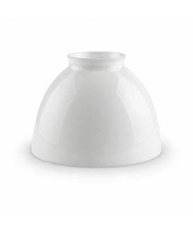 Small Opal Dome Glass Light Shade with 55mm Fitter Neck Small Opal Dome Glass Light Shade with 55mm Fitter Neck