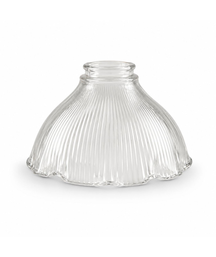 Prismatic Frilled Tulip Shade with 57mm Fitter Neck Prismatic Frilled Tulip Shade with 57mm Fitter Neck