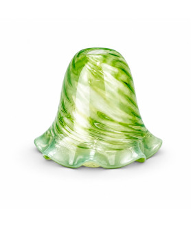 Vaseline Twisted Drip Shade with 30mm Fitter Hole