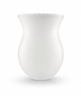 Frosted Chandelier Shade with Crimped Edge and 30mm Fitter Hole Frosted Chandelier Shade with Crimped Edge and 30mm Fitter Hole