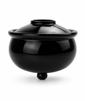 Rounded Green Glass Oil Lamp Font with 26mm Fitting