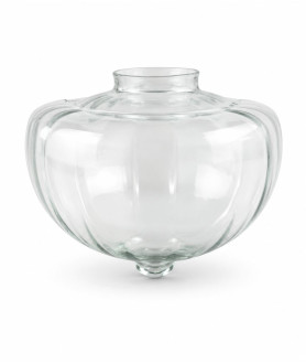 Clear Glass Oil Lamp Font with 27mm Fitting