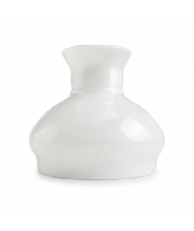 90mm Base Small Opal Vesta Oil Lamp Shade 90mm Base Small Opal Vesta Oil Lamp Shade