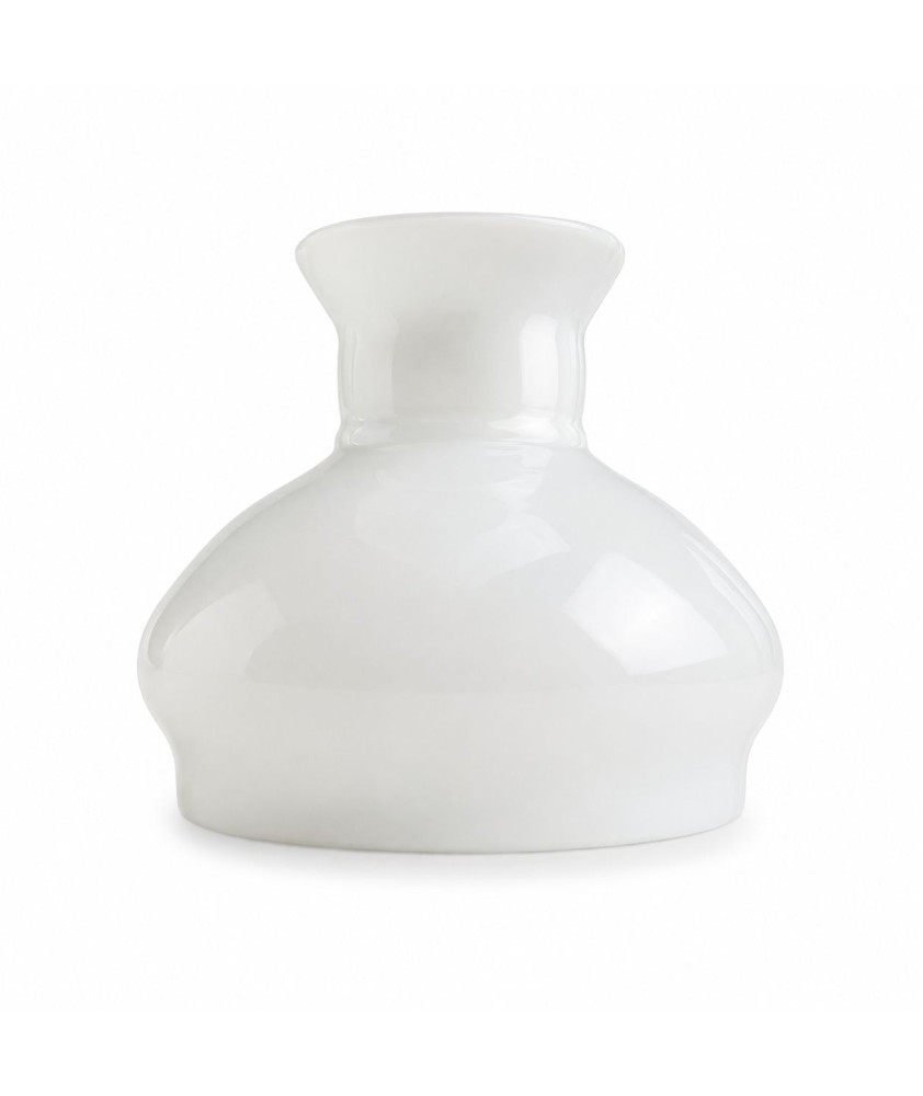 90mm Base Small Opal Vesta Oil Lamp Shade 90mm Base Small Opal Vesta Oil Lamp Shade