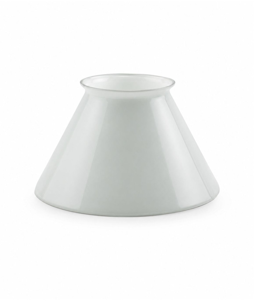 200mm Opal Coolie Light Shade with 100mm Fitter Neck 200mm Opal Coolie Light Shade with 100mm Fitter Neck