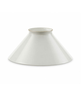 245mm Opal Coolie Light Shade with 100mm Fitter Neck 245mm Opal Coolie Light Shade with 100mm Fitter Neck