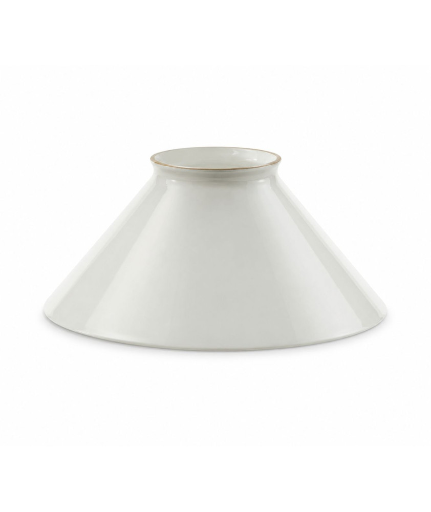 245mm Opal Coolie Light Shade with 100mm Fitter Neck 245mm Opal Coolie Light Shade with 100mm Fitter Neck
