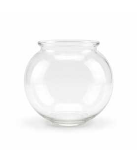 Clear Glass Globe Gas Shade with 84mm Fitter Neck