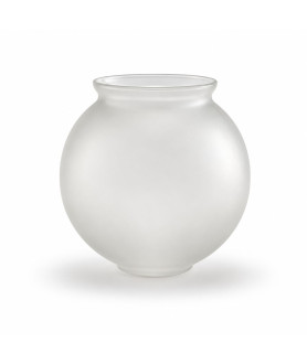 Frosted Glass Globe Gas Shade with 87mm Fitter Neck
