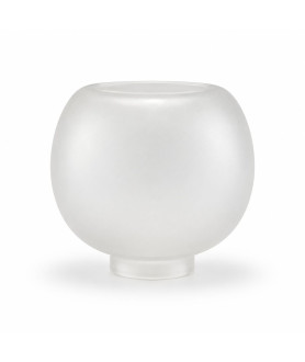 Frosted Glass Globe Gas Shade with 65mm Fitter Neck