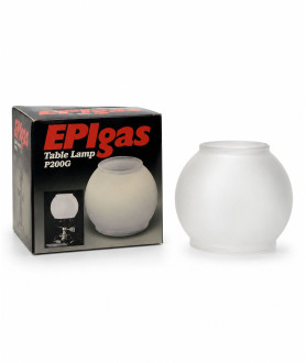 Epigas Frosted Table Lamp Globe Shade with 82mm Bottom Hole