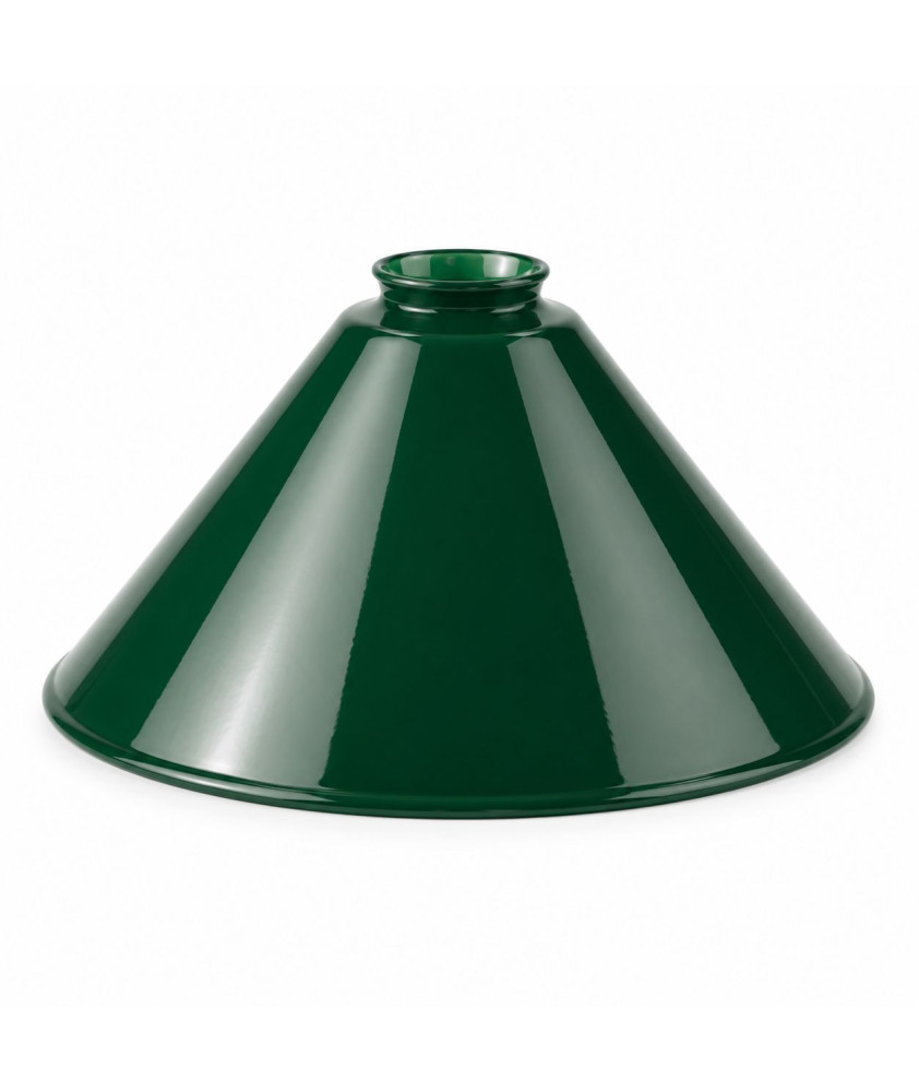 295mm Original Green Coolie Shade with 57mm Fitter Neck 295mm Original Green Coolie Shade with 57mm Fitter Neck