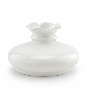 233mm Base Opal Vesta Oil Lamp Shade