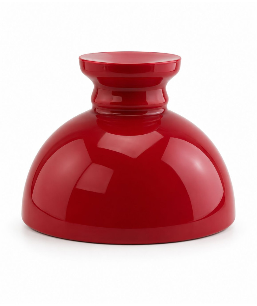 250mm Base Red Original Oil Lamp Dome Shade 250mm Base Red Original Oil Lamp Dome Shade