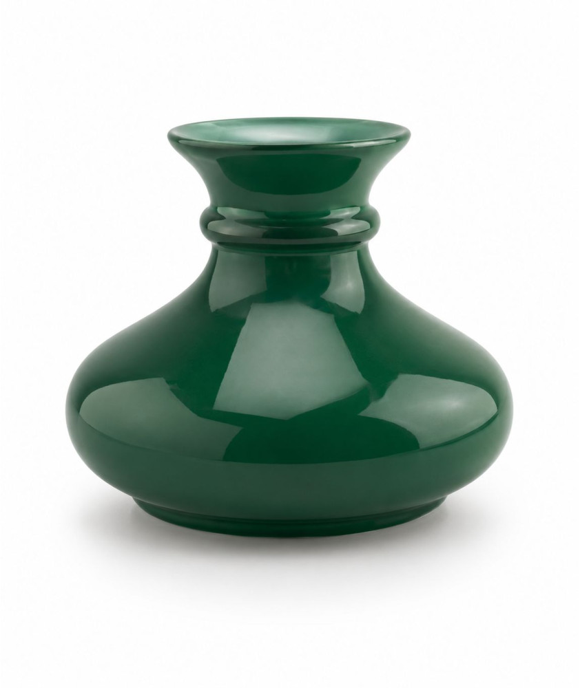 172mm Base Green Original Oil Lamp Vesta Shade 172mm Base Green Original Oil Lamp Vesta Shade