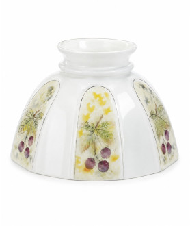 270mm base Patterned Oil Lamp Dome Shade