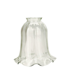 Classic Clear Twisted Tulip Shade with 57mm Fitter Neck Classic Clear Twisted Tulip Shade with 57mm Fitter Neck
