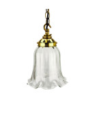 Classic Clear Twisted Tulip Shade with 57mm Fitter Neck