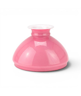 Pink Vesta Oil Lamp Shade with 235mm Base