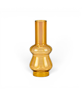 74mm Base Original Amber Oil Lamp Chimney