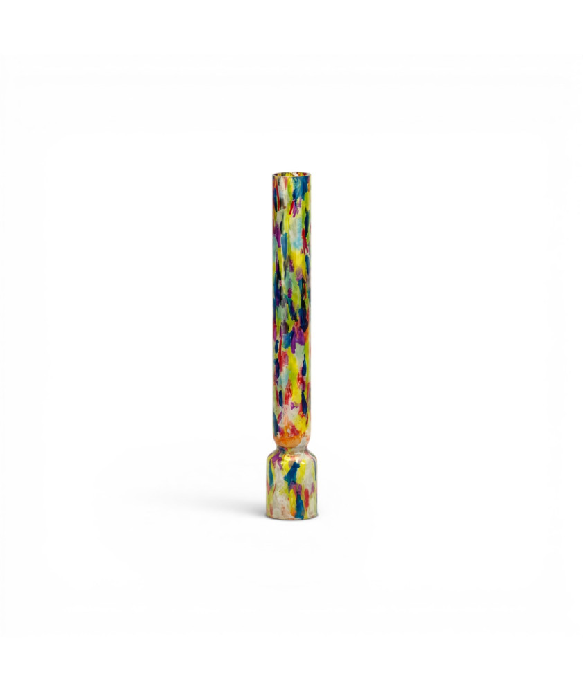10 Line Disco Coloured Oil Lamp Chimney with 38mm Base 10 Line Disco Coloured Oil Lamp Chimney with 38mm Base