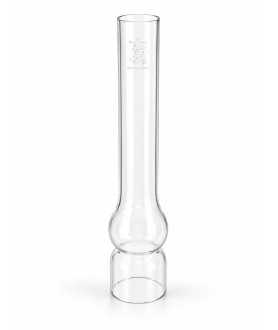 63mm Base 16 Line Globe Vulcan Oil Lamp Chimney