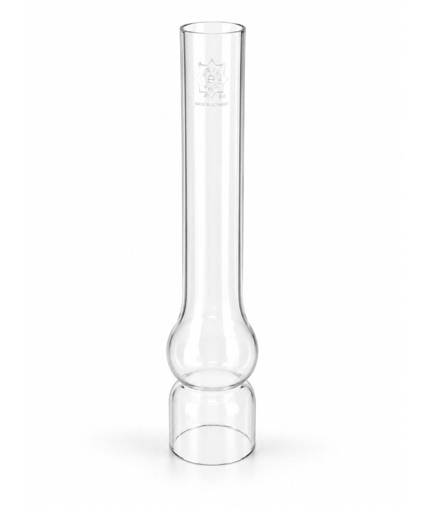 63mm Base 16 Line Globe Vulcan Oil Lamp Chimney 63mm Base 16 Line Globe Vulcan Oil Lamp Chimney