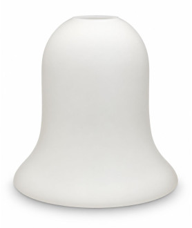145mm Matt Opal Bell Glass Shade with 30mm Fitter Hole