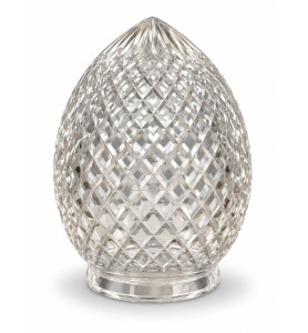 Small Original Crystal Cut Acorn Glass Shade – 80mm Fitter Neck