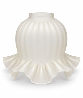 Original Frosted Chandelier Glass Shade – 40mm Fitter Hole