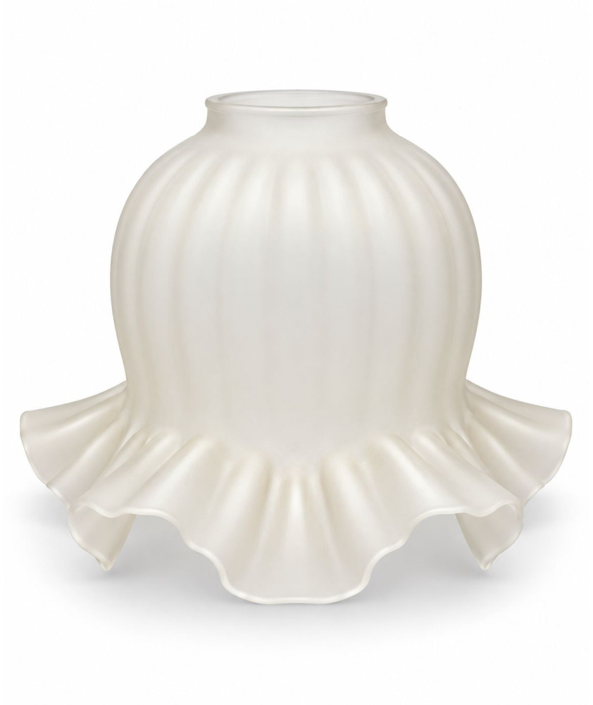 Original Frosted Chandelier Glass Shade – 40mm Fitter Hole Original Frosted Chandelier Glass Shade – 40mm Fitter Hole