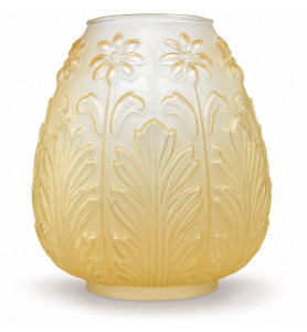 Soft Amber Oil Lamp Shade – 100mm Base