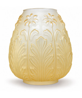 Soft Amber Oil Lamp Shade – 100mm Base
