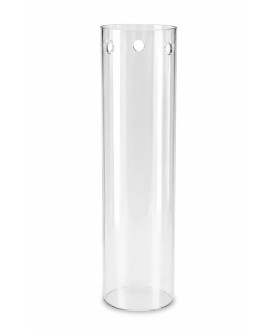 300mm Clear Glass Cylinder with 90mm Diameter and 3 Hole for Fitting 300mm Clear Glass Cylinder with 90mm Diameter and 3 Hole for Fitting