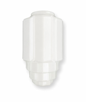 Art Deco Opal Bergerac Ceiling Light Shade – 150 mm Fitter Neck