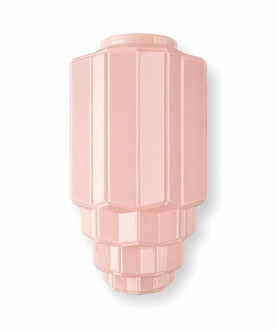 Art Deco Pink Bergerac Ceiling Shade – 150 mm Fitter Neck