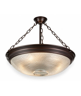 Large Prismatic Bowl Pendant/Chandelier