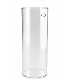 300mm Clear Glass Cylinder with 3 holes for Spider Fitting