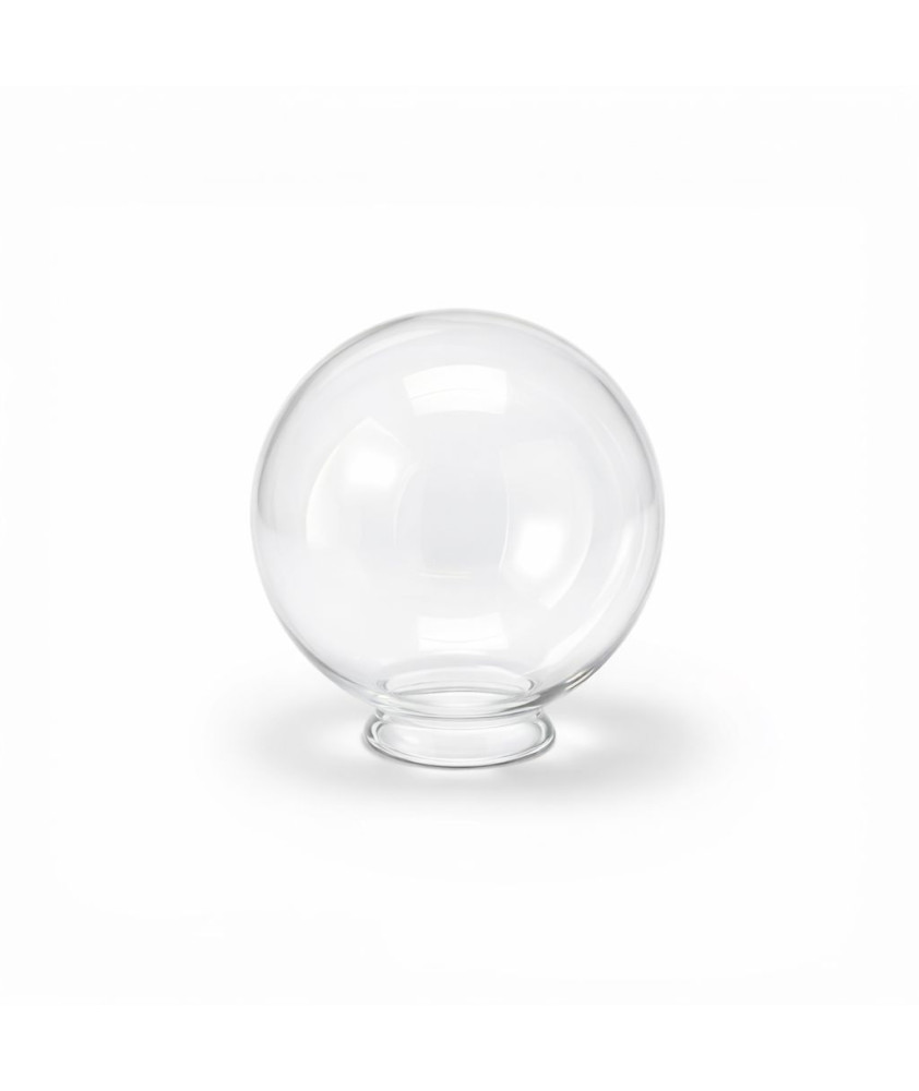 125mm Clear Glass Globe Shade with 55mm Fitter Neck (Clear or Frosted) 125mm Clear Glass Globe Shade with 55mm Fitter Neck (Clear or Frosted)