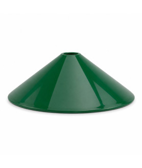 232mm Green Coolie Light Shade with 28mm Fitter Hole