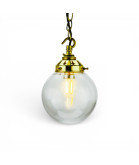 150mm Clear Glass Globe Shade with 80mm Fitter Neck (Clear or Frosted)