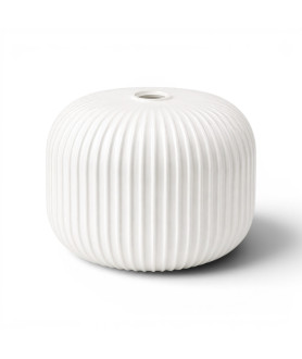 Frosted Ribbed Ceiling Shade with 45 mm Fitter Hole