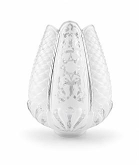 60mm Base Decorative Glass Oil Lamp with Etched Design 60mm Base Decorative Glass Oil Lamp with Etched Design