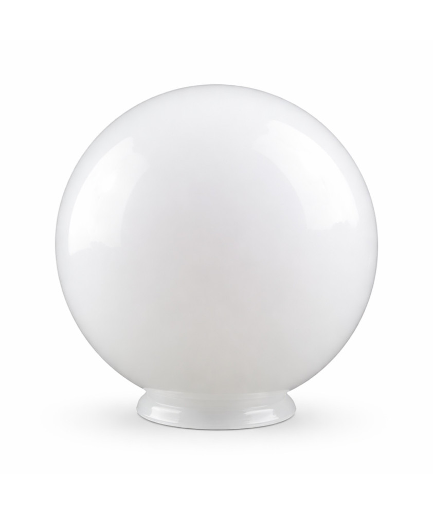 350mm Gloss Opal Globe Shade with 100mm Fitter Neck 350mm Gloss Opal Globe Shade with 100mm Fitter Neck