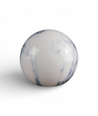 150 mm Art Deco Pink Marbled Globe Shade – 80 mm Fitter Hole